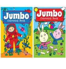 KIDS A4 Jumbo Activity Colouring Book Books OVER 140 PAGES boys girls