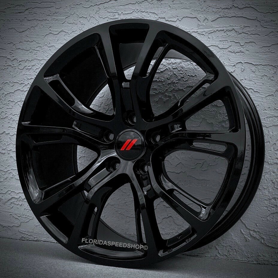 GLOSS BLACK SRT8 SPIDER MONKEY WHEELS 20x9