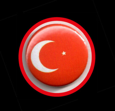Türkei ''BUTTON'' Ankara/Türkye/Istanbul/Bosporus/Izmir/Bursa/Antalya/Anstecker