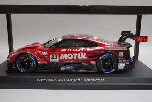 1:18 KYOSHO KWAM100005 NISSAN NISMO Motul Autech GT-R Super GT GT500 2021 #23 - Foto 5 di 12