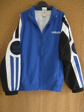 Veste Adidas Trefoil Bleu 90'S Vintage Oldschool Jacket Survetement - 180 / L