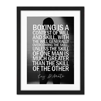 Sport Quote Boxing Manager Cus D Amato Boxing Is A Contest Of Will And Skill Typ
