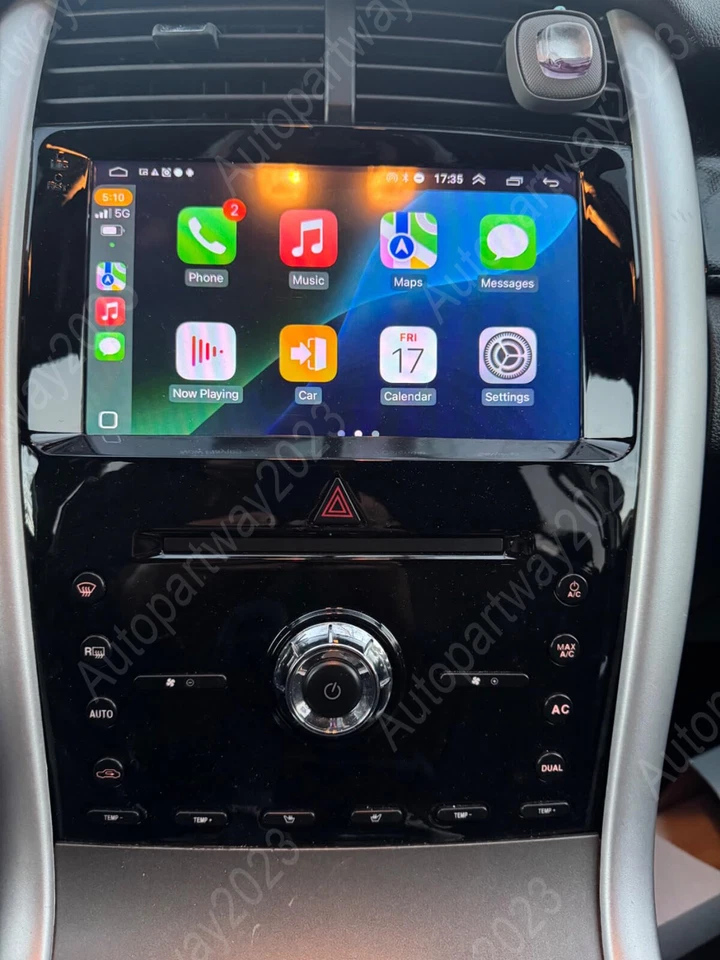 Radio estéreo para automóvil Android 15 Carplay GPS Navi WIFI para Ford Edge 2010-12 13 14 15 Foto 3 de 4