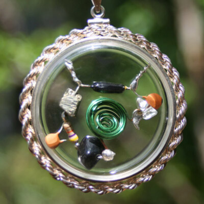 Original E.J. Gold Brane-Power Wormhole Crystal Quantum Radio Amulet SS