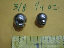 100 PCS. REMOVABLE SPLIT SHOT SINKER 3/8, 1/4 OZ. 50 EACH, MADE FROM DO-IT MOLD