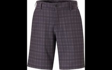 Snake Eyes STS5FPS Men's Flat Front Plaid Golf Shorts