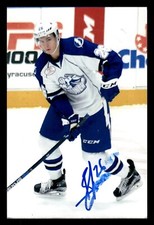 Ben Thomas Autographed 4x6 Color Photo AHL Syracuse Crunch #26 Smeared