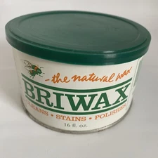 Briwax (Light Brown) Furniture Wax Polish Cleans Stains & Polishes Made England