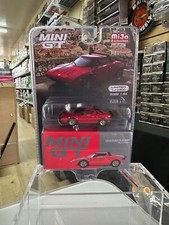 LANCIA STRATOS HF STRADALE ROSSO ARANCIO RED 1/64 DIECAST CAR BY MINI GT 365