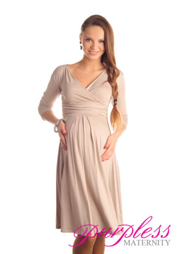 Purpless Maternity Dress Vneck Pregnancy Clothing Size 8 10 12 14 16 18 Top 4400 - Picture 15 of 41