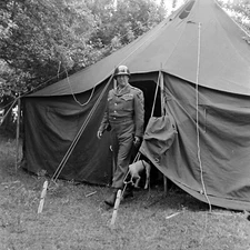 WW2 WWII Photo World War Two / US Army General George S. Patton in France 1944