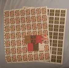 Art Of Play Standards Playing Cards Uncut Inverted Gold Black Flag Red