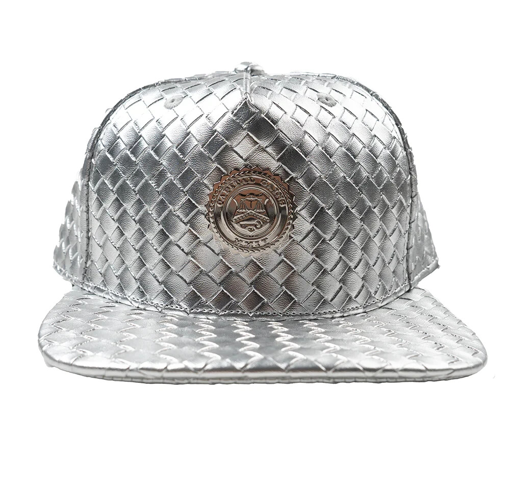 Capital Gains Men's Streetwear Weaved Leather Metallic