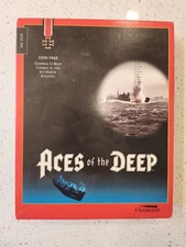 Vtg 1994 Dynamix Aces Of The Deep MS-DOS 3.5" Floppy Disc PC Game CIB