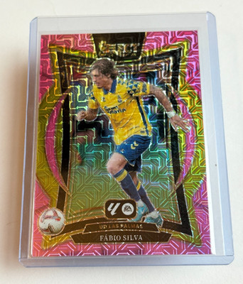 2025 Panini Select La Liga Fabio Silva Pink Mojo /179 UD Las Palmas Spain