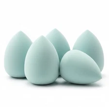 NEW Makeup Sponge Beauty Blender, Light Teal, 5 pack, FREE SHIPPING