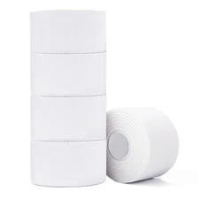 ADMITRY Athletic Tape5 Pack White Sports TapeVery Strong No Sticky Residue Wr...