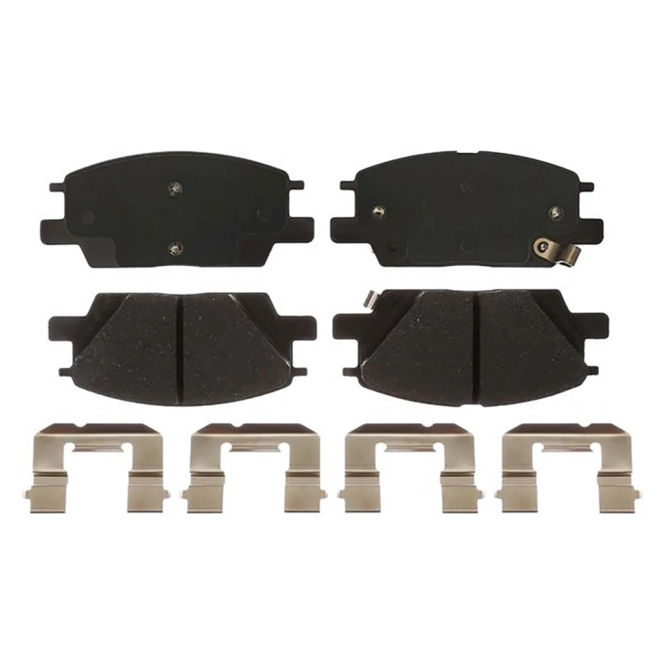 Fits 2016 2017 2018 2019 Chevrolet Malibu Front & Rear R-Line Ceramic Brake Pads - Image 2 of 4