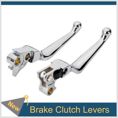Brake Clutch Levers For Harley Dyna Low Rider Fat Bob Touring Road Glide/King