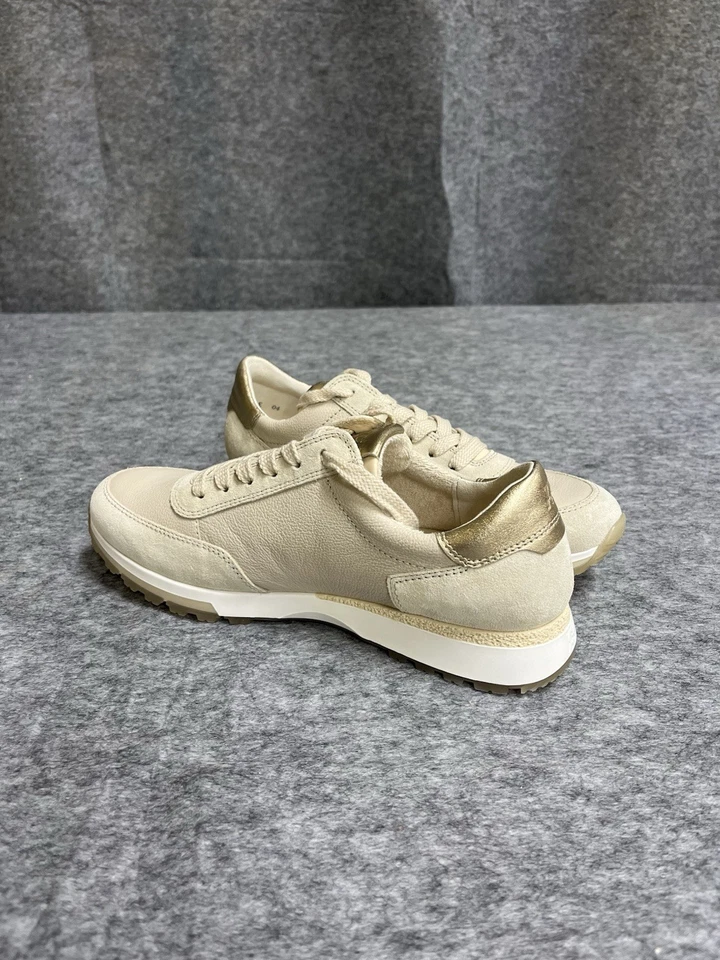 Zapatillas Paul Green Tate para mujer 10 zapatos de lujo de cuero tostado con cremallera Foto 2 de 4