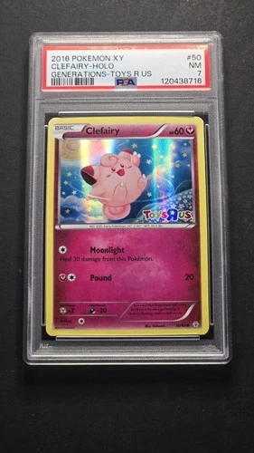PSA 7 Clefairy 50/83 Generations Toys R Us Stamp Promo Pokémon 2016
