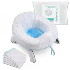 Disposable Potty Liners - 30 Count Travel Toilet Bags for Toddlers, Leak-Proof