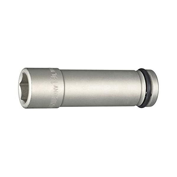 Tone (TONE) Super long socket for impact 4NV-19L100 Swing angle 12.7mm (1/2