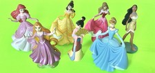 Disney Store Disney Princess Figures Cake Toppers Assorted Lot Of 7