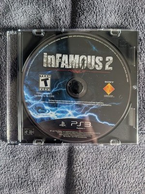 inFamous 2 (PS3, 2011) Game Disc Only - Tested 