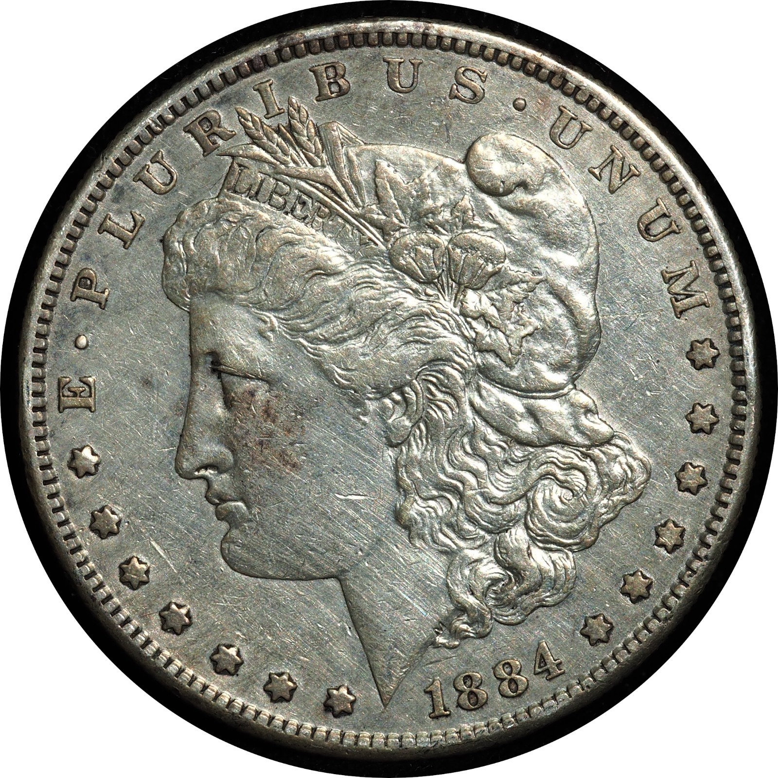 1884-S Morgan Dollar Choice XF