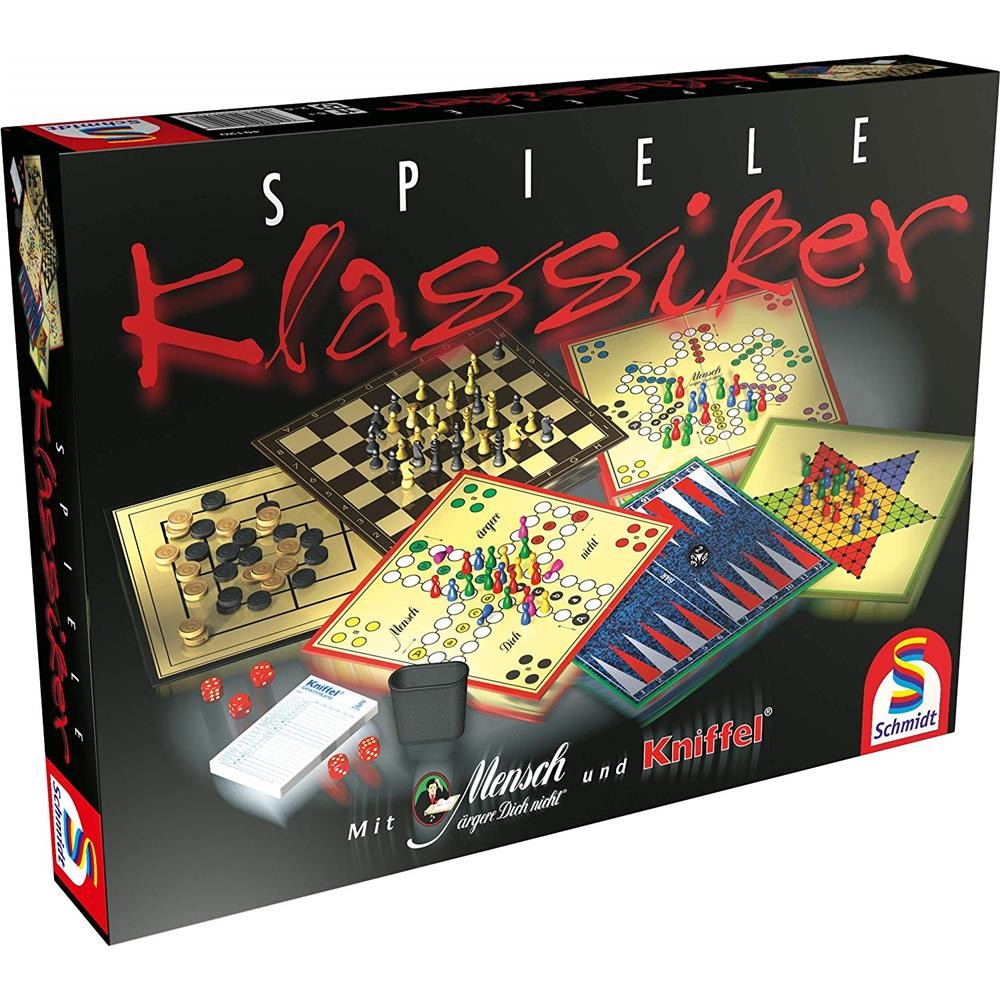 Schmidt Spiele 49120 Klassiker Spielesammlung Brettspiel Gesellschaftsspiel NEU