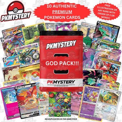 #ad Pokemon Mystery GOD Pack 10 GUARANTEED HITS Great Gift for Collector $17.95