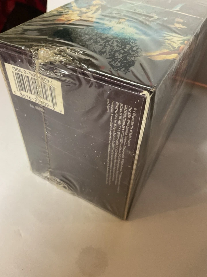 STAR WARS VHS TRILOGY (1990, BOX SET) TAPES SEALED NEW ORIGINAL VERSION Foto 4 de 4