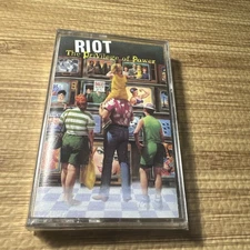 Riot The Privilege Of Power Cassette Tape 1990 Vintage 90s Hard Rock Heavy Metal