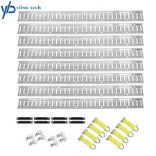 32 Pcs 5 E Track Tie Down Rail Kit For Enclosed Cargo Trailer Galvanized Steel