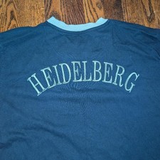 Blue vintage Heidelberg Germany soccer jersey XL