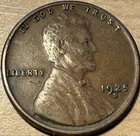 1925 S Lincoln Wheat Cent ~  VF T110