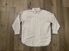Brooks Brothers Shirt Mens 17.5 33 OCBD Oxford Dress Check USA White Regent