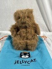 Authentic Jellycat BARTHOLOMEW BEAR BOUFFANT NWT and Dust Bag