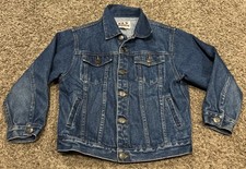 Vintage Ely Cattleman Blue Denim Jean Jacket Youth 7-8 Medium B27
