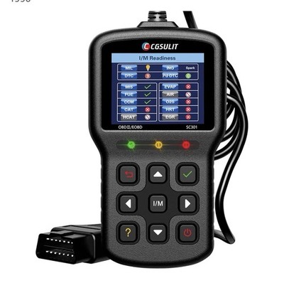 CGSULIT SC301 Car Check Engine Light Code Reader with Reset Full OB