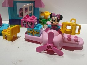 Duplo Lego 10830 Minnie Mouse Cafe 100% Complete Set (No Box/instructions)