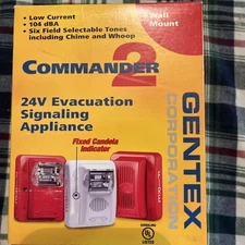 GENTEX  GES24 - 75WR   STROBE ONLY EVACUATION APPLIANCE W/75 STROBE