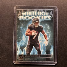 2023 Donruss White Hot Rookies Bijan Robinson Rookie Card