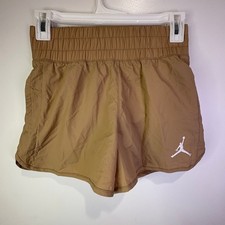 Air Jordan Girl's jumpman jordan legend md brown shorts 10-12 y/o