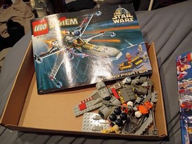 LEGO System Star Wars 7140: X-wing Fighter Incomplete 