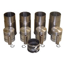 751603r92 New 4 Pistons & 4 Liners Kit Fits Case-ih Tractor Model Bd154