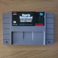 Sports Illustrated Championship Football & Baseball: SNES Super Nintendo Tested