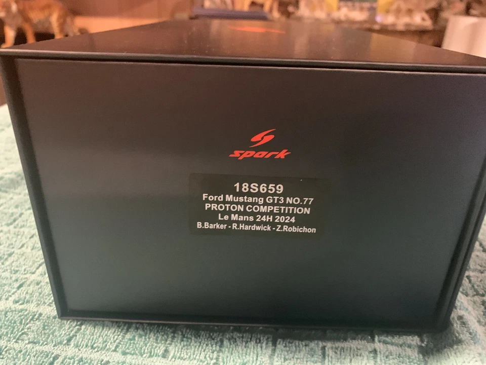 Ford Mustang GT3 Proton 2024 Le Mans 24 Horas Azul 1:18 SPARK 1/18 NUEVO Foto 4 de 4