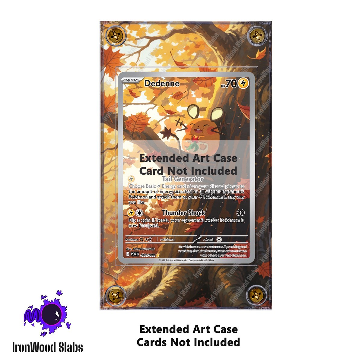 Pokemon TCG Perfect Order Dedenne 093/088 Illustration Rare IR Extended Art Case